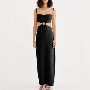 Rumer Black Cutout Maxi Dress